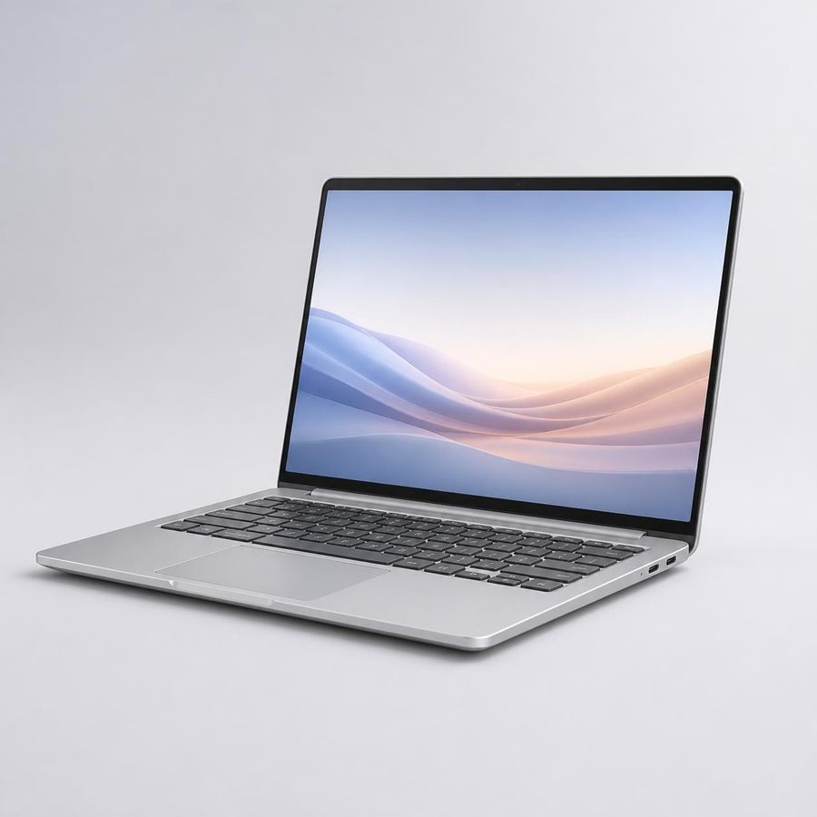 لابتوب نحيف 14 إنش فضي